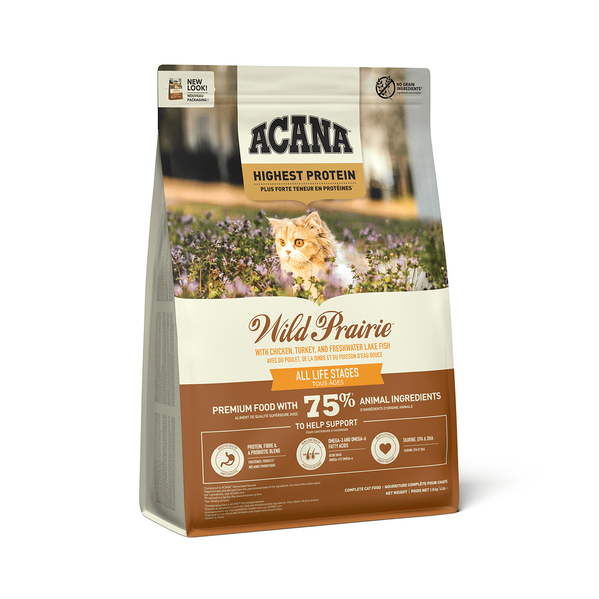 ACANA Highest Protein Wild Prairie, hrană uscată fără cereale pisici, 1.8kg - 1 | YEO
